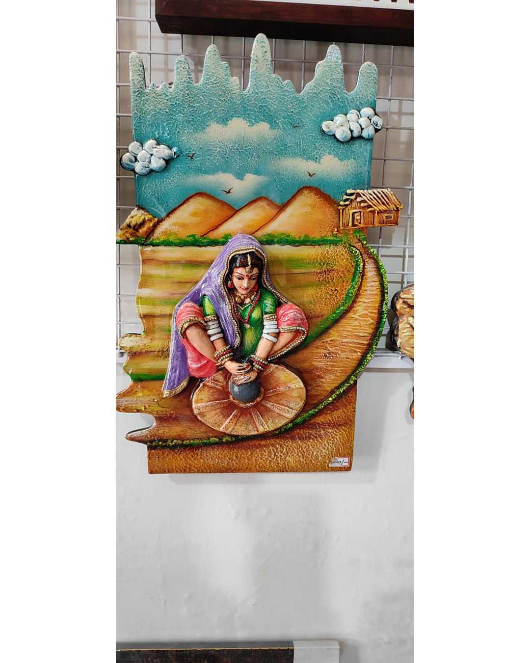 Riddhi Siddhi Art Creations - Musician Playing Traditional Instrument Mural